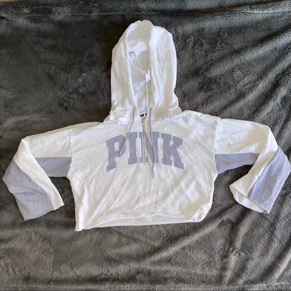 PINK Victoria’s Secret Cropped Sweatshirt - Picture 2 of 5